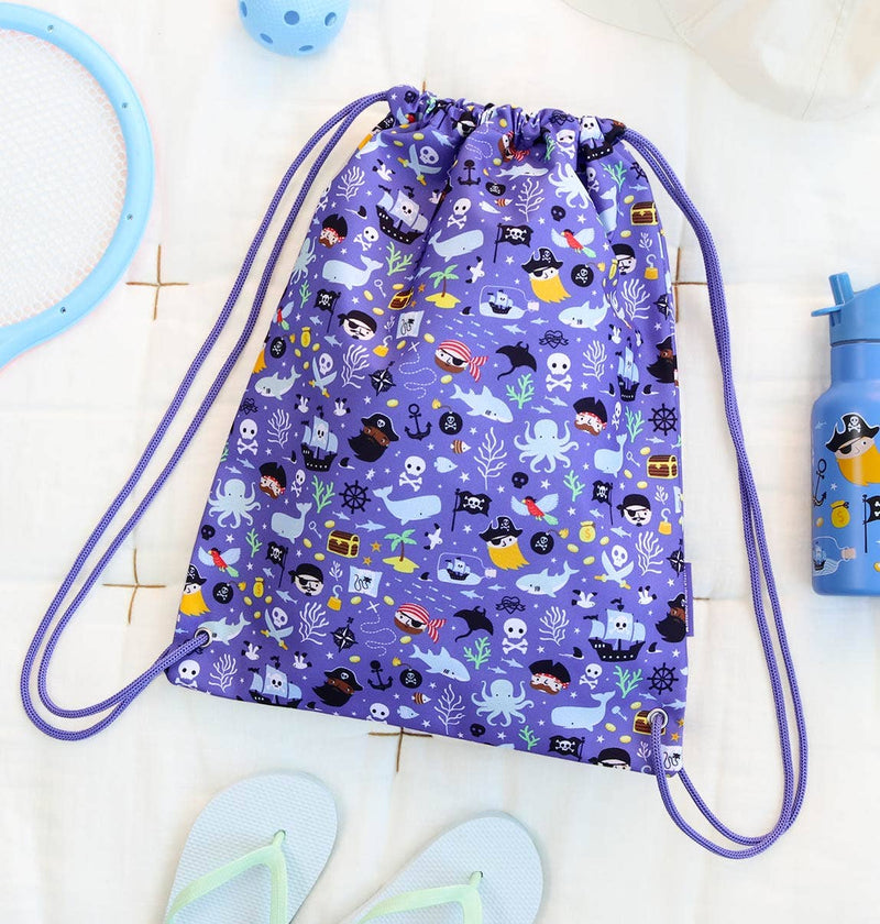 A Little Lovely Company - Gym / Drawstring Bag: Pirates