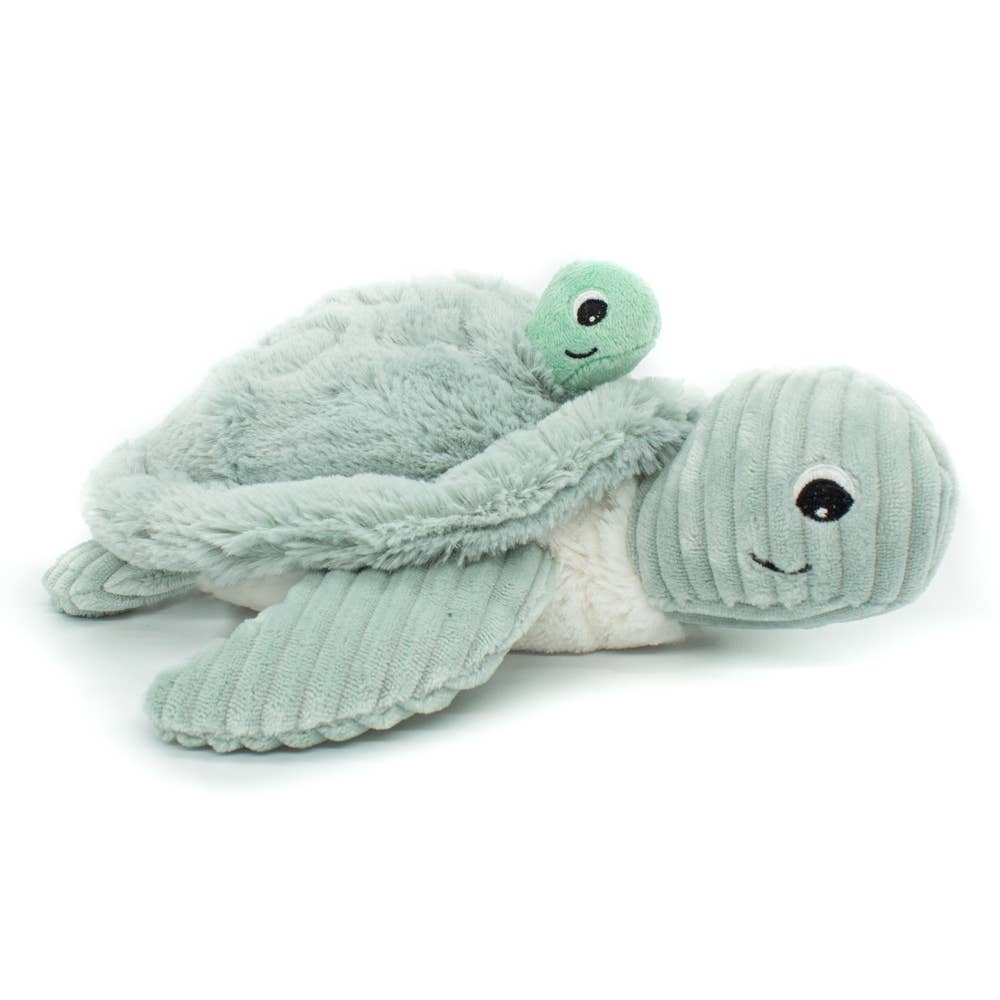 Les Ptipotos - Tilly The Turtle Mum & Baby: Mint