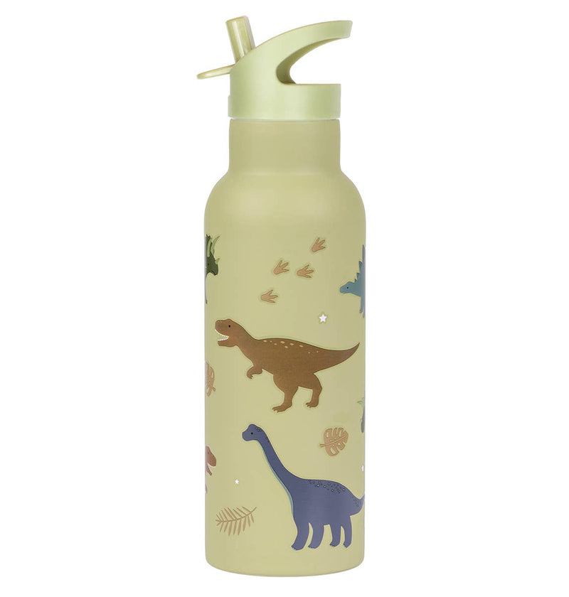 A Little Lovely Company - XL Stainless Steel Drink / Water Bottle: Dinosaurs