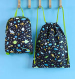 A Little Lovely Company - Gym / Drawstring Bag: Galaxy