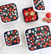 A Little Lovely Company - Lunch & Snack Box Set: Strawberries