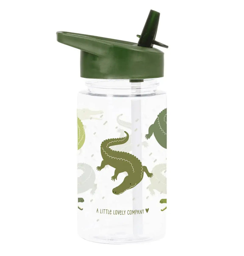 A Little Lovely Company - Kids Drink/Water Bottle: Crocodiles