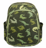 A Little Lovely Company - Backpack with Insulated Pocket: Crocodiles