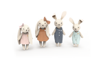 Speedy Monkey Rabbit Family of 4 Characters