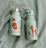 A Little Lovely Company - Kids Stainless Steel Drink / Water Bottle: Forest Friends