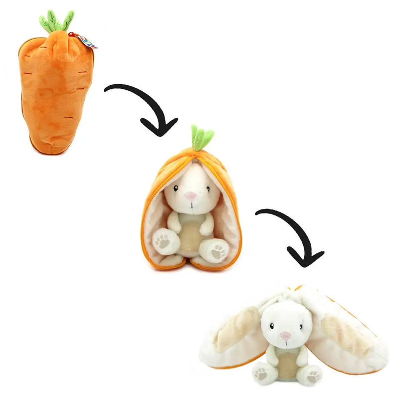 Flipetz the 2-in-1 Plush Toy - Gadget the Bunny/Carrot