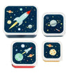 A Little Lovely Company - Lunch & Snack Box Set: Space