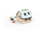 Speedy Monkey Wooden House Shape Sorter with 8 Blocks