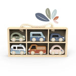 Speedy Monkey Car Display Case with 6 Vehicles