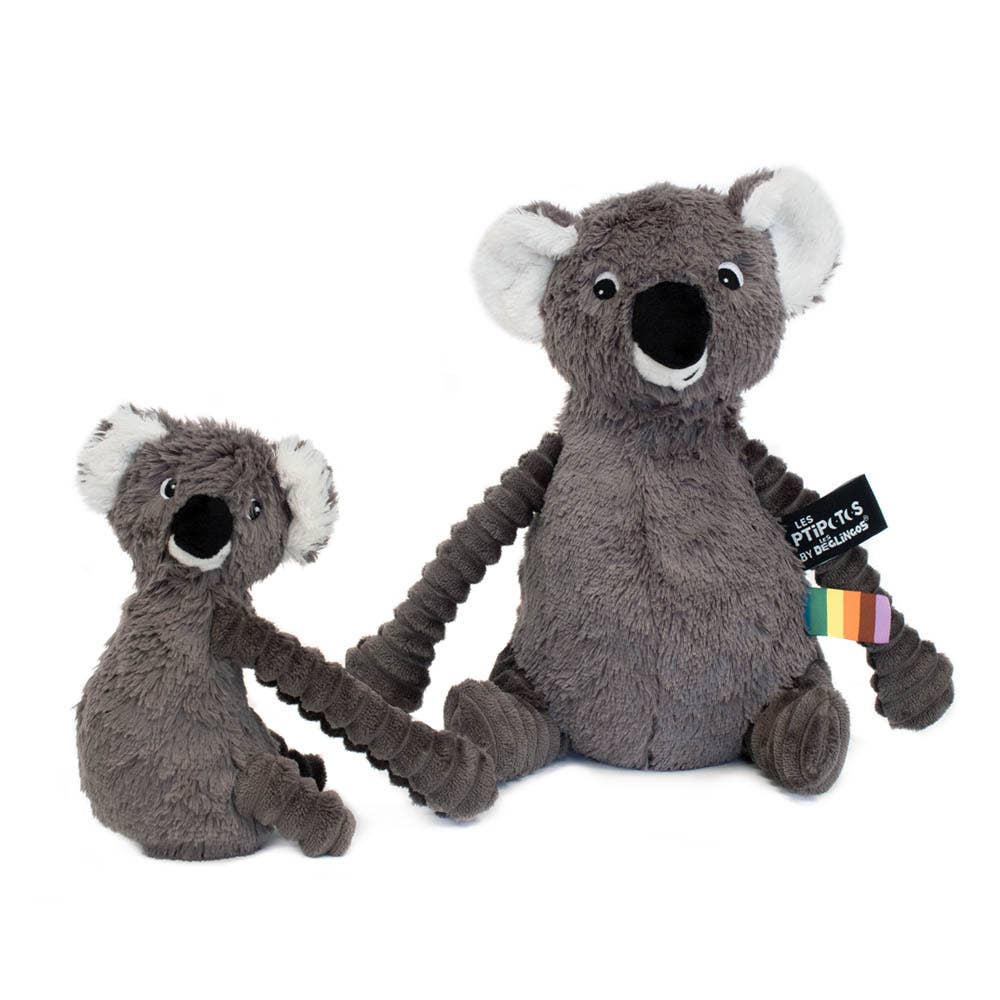 Les Ptipotos - Kayla The Koala Mum & Baby: Grey
