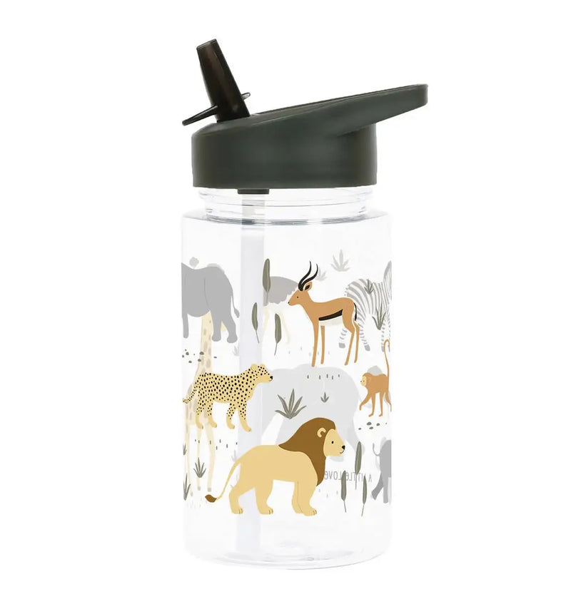 A Little Lovely Company - Kids Drink/Water Bottle: Savanna