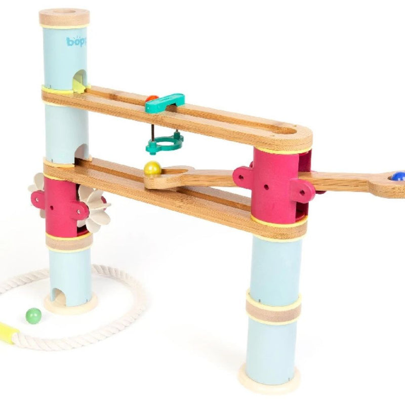 Boppi Wooden Bamboo Marble Run - 스타터 팩