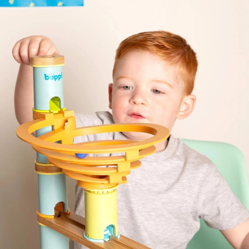 Boppi Wooden Bamboo Marble Run - 스타터 팩