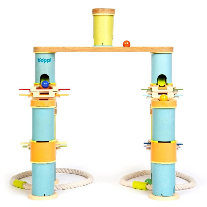 Boppi Wooden Bamboo Marble Run - 스타터 팩