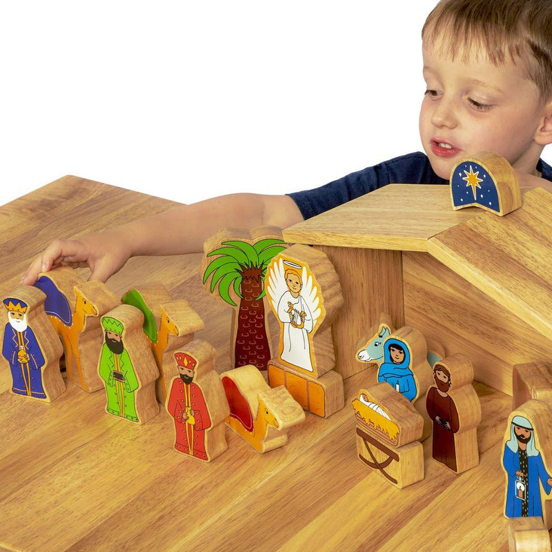 Lanka Kade Wooden Deluxe Nativity Story Playset