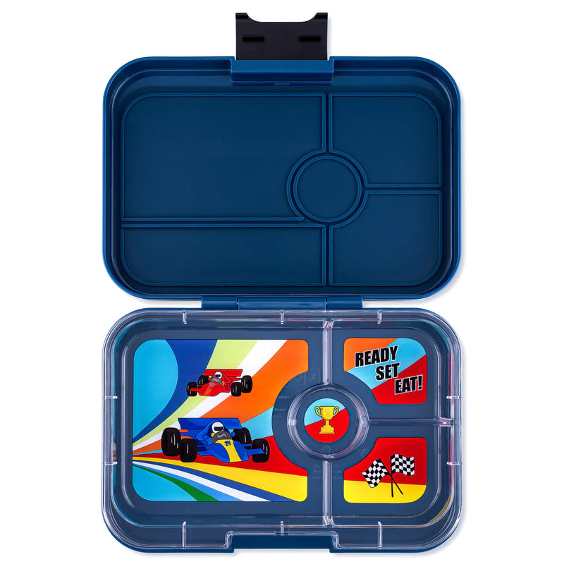 Yumbox 타파스 성인 누액방지 도시락 도시락 (4칸) - 다양한 색상
