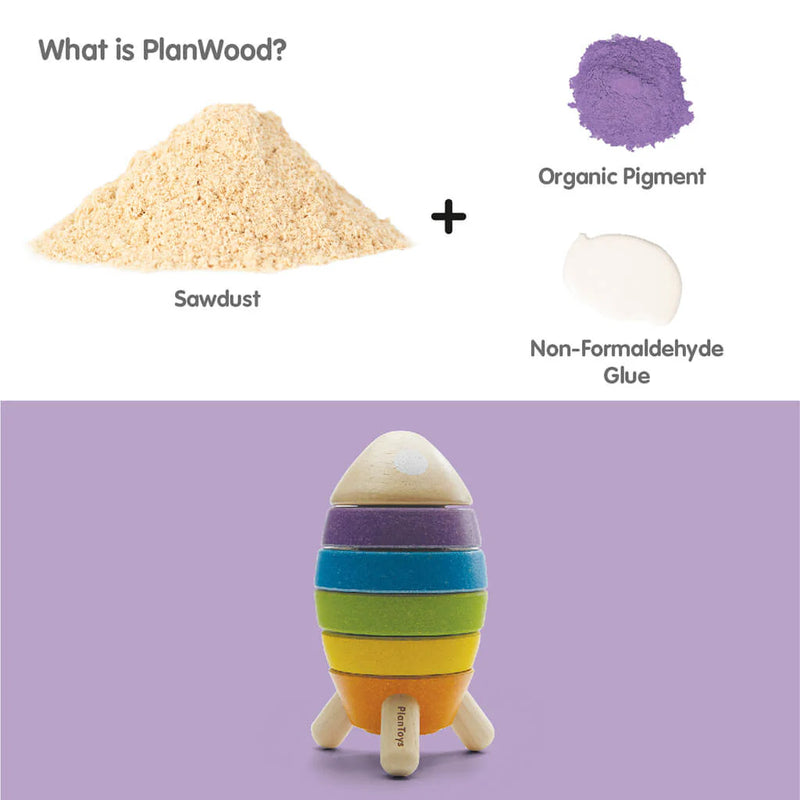 Plan Toys Stacking Rocket