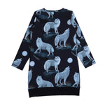Walkiddy Singing Wolves Long Sleeve Sport Dress