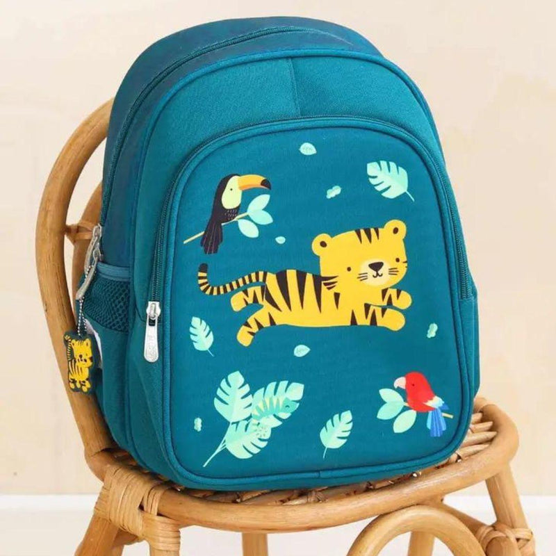 A Little Lovely Company - Backpack with insulated pocket: Jungle - ScandiBugs