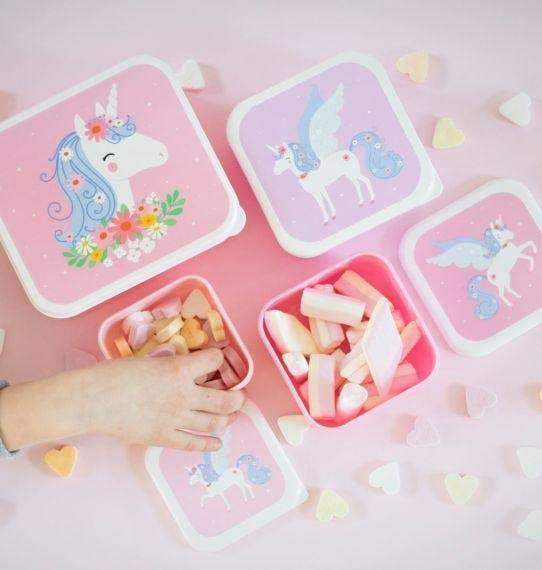 A Lovely Little Company - Lunch & Snack Box Set: Unicorn - ScandiBugs