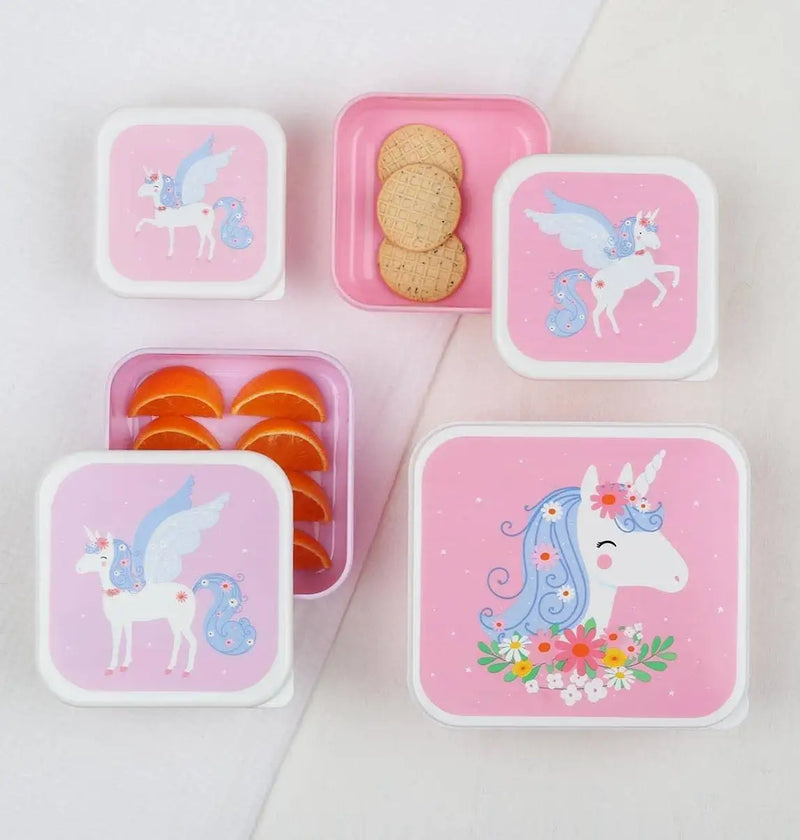 A Lovely Little Company - Lunch & Snack Box Set: Unicorn - ScandiBugs