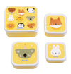 A Little Lovely Company - Lunch & Snack Box Set: Animal friends