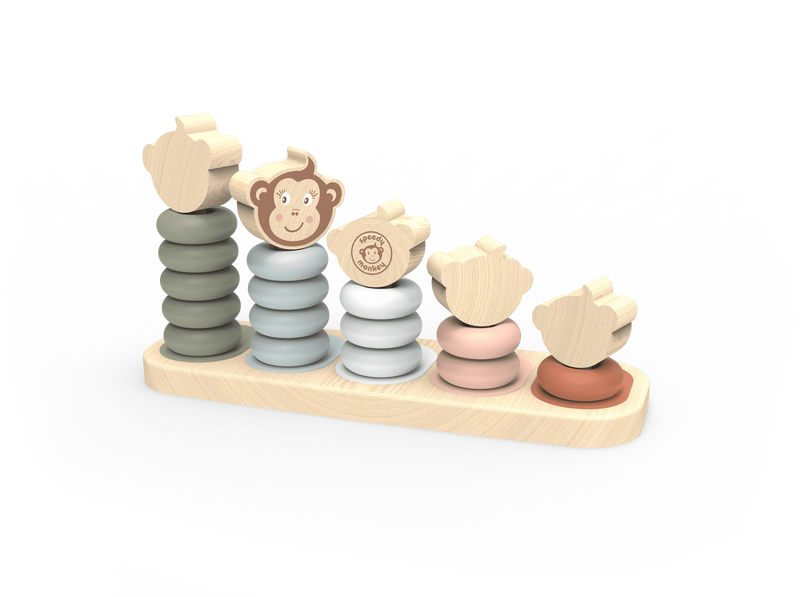 Speedy Monkey Monkey Family Stacker
