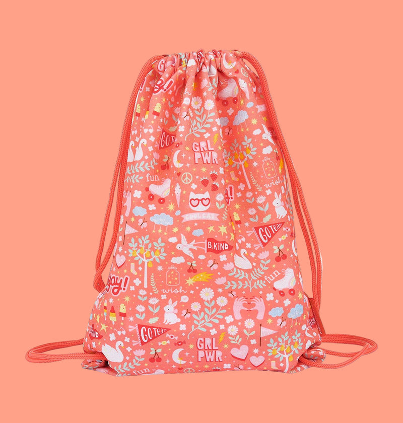A Little Lovely Company Gym / Drawstring Bag: Fun
