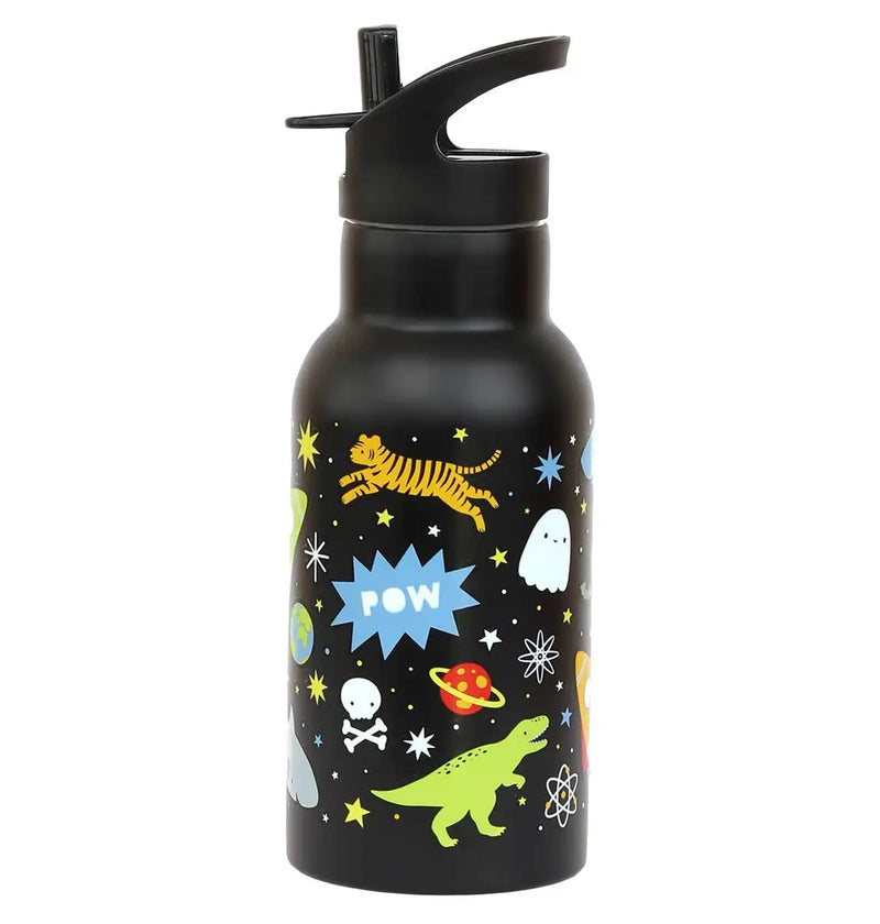 A Little Lovely Company Kids Stainless Steel Drink / Water Bottle: Galaxy