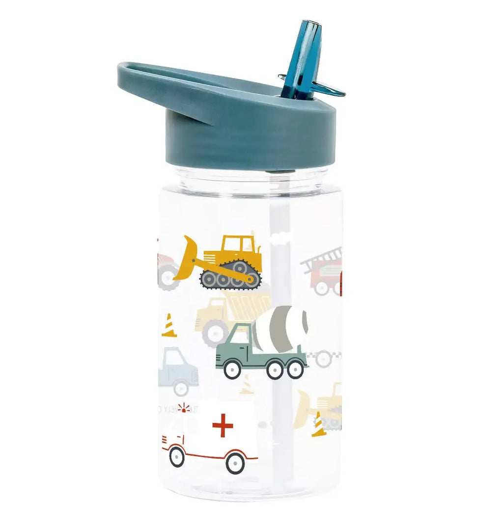 A Little Lovely Company - Kids Drink/Water Bottle: Vehicles
