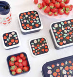 A Little Lovely Company - Lunch & Snack Box Set: Strawberries