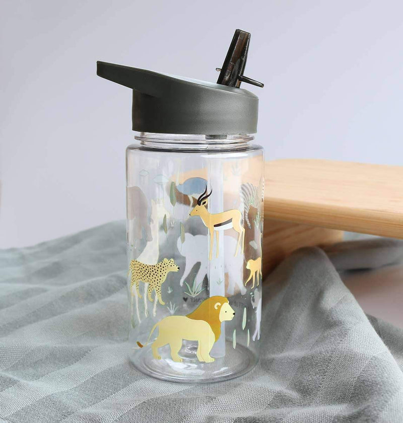 A Little Lovely Company - Kids Drink/Water Bottle: Savanna