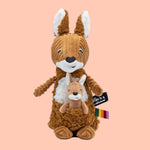 Les Ptipotos - Kangaroo Mum & Baby: Brown Sugar