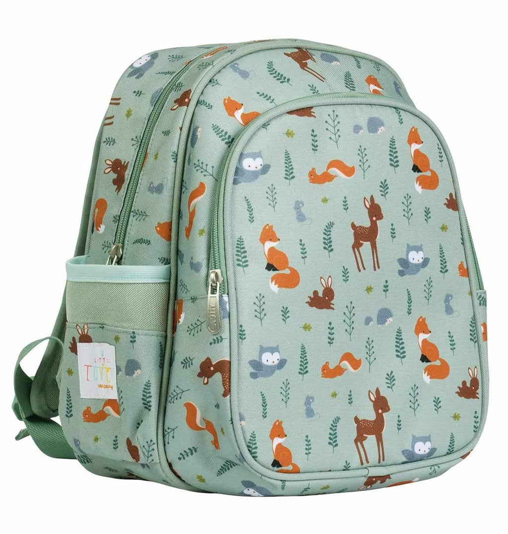 A Little Lovely Company - Backpack with Insulated Pocket: Forest Friends
