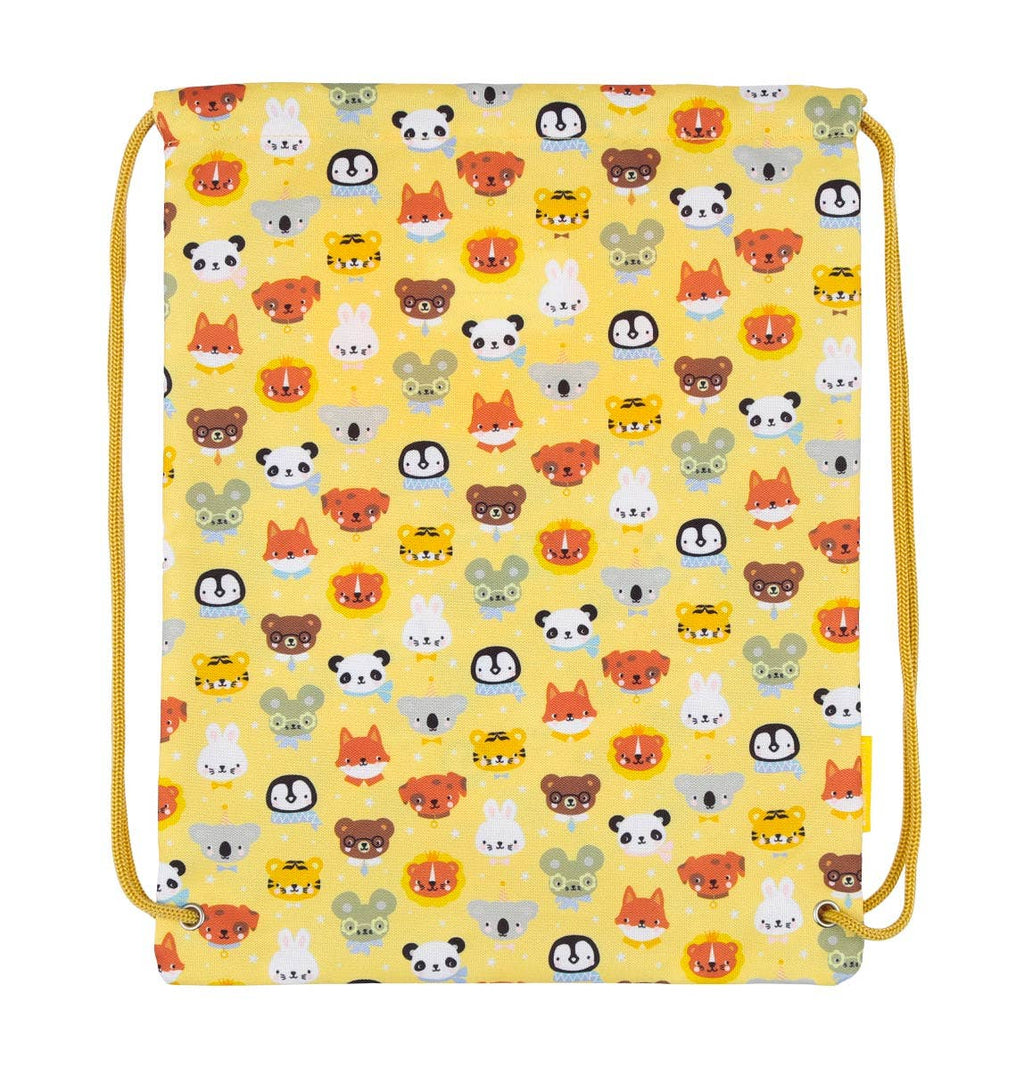 A Little Lovely Company Gym / Drawstring Bag: Animal Friends