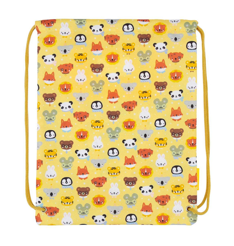 A Little Lovely Company Gym / Drawstring Bag: Animal Friends