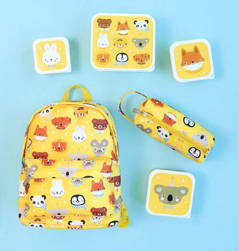 A Little Lovely Company - Lunch & Snack Box Set: Animal friends