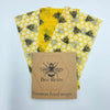 Bee Retro - Eco Friendly Beeswax Food Wraps - Yellow Bee - ScandiBugs