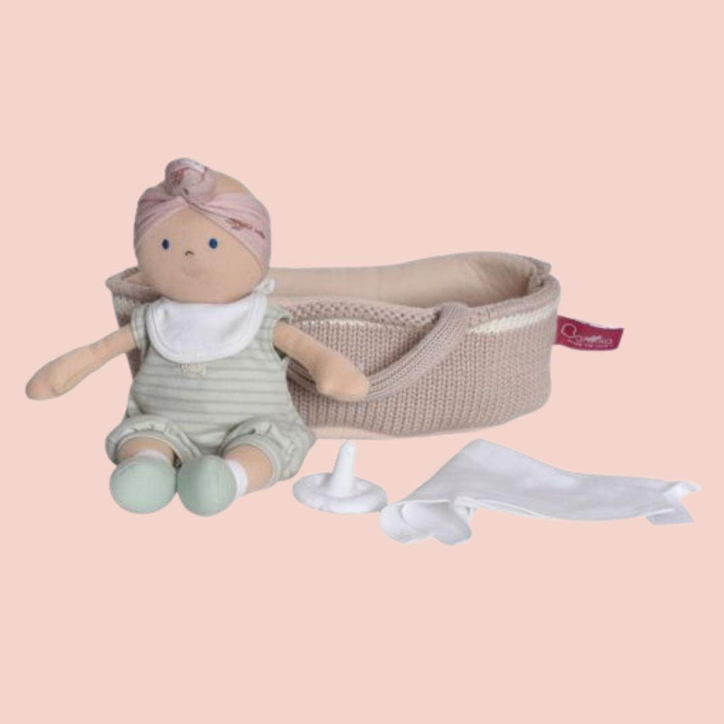 Bonikka Baby Doll with Carry Cot and Blanket - ScandiBugs