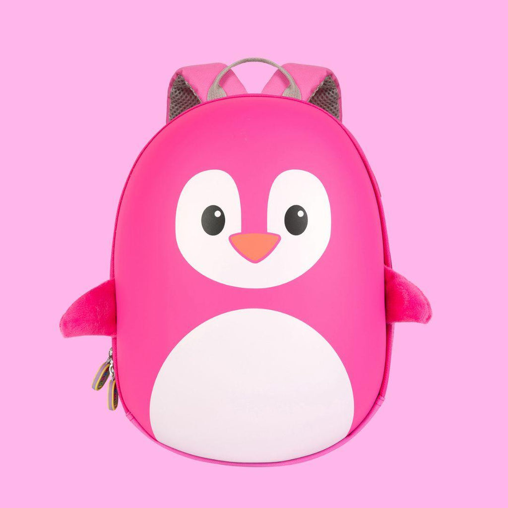 Boppi Tiny Trekker Kids Backpack 4 Litre - Pink Penguin - ScandiBugs