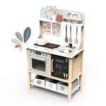 Speedy Monkey Wooden Play Kitchen with 20 Accessories