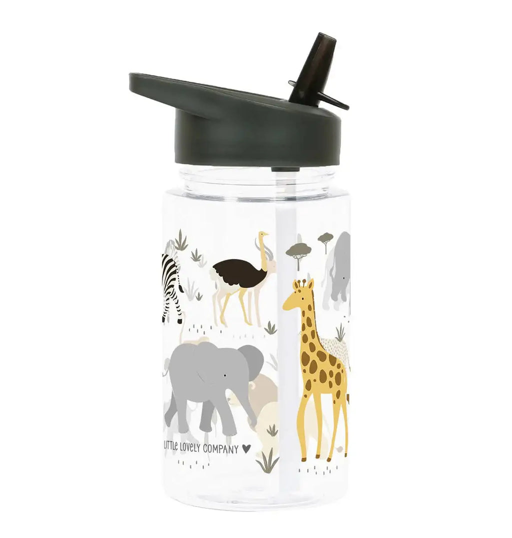A Little Lovely Company - Kids Drink/Water Bottle: Savanna