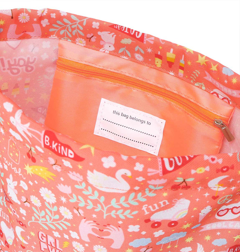 A Little Lovely Company Gym / Drawstring Bag: Fun