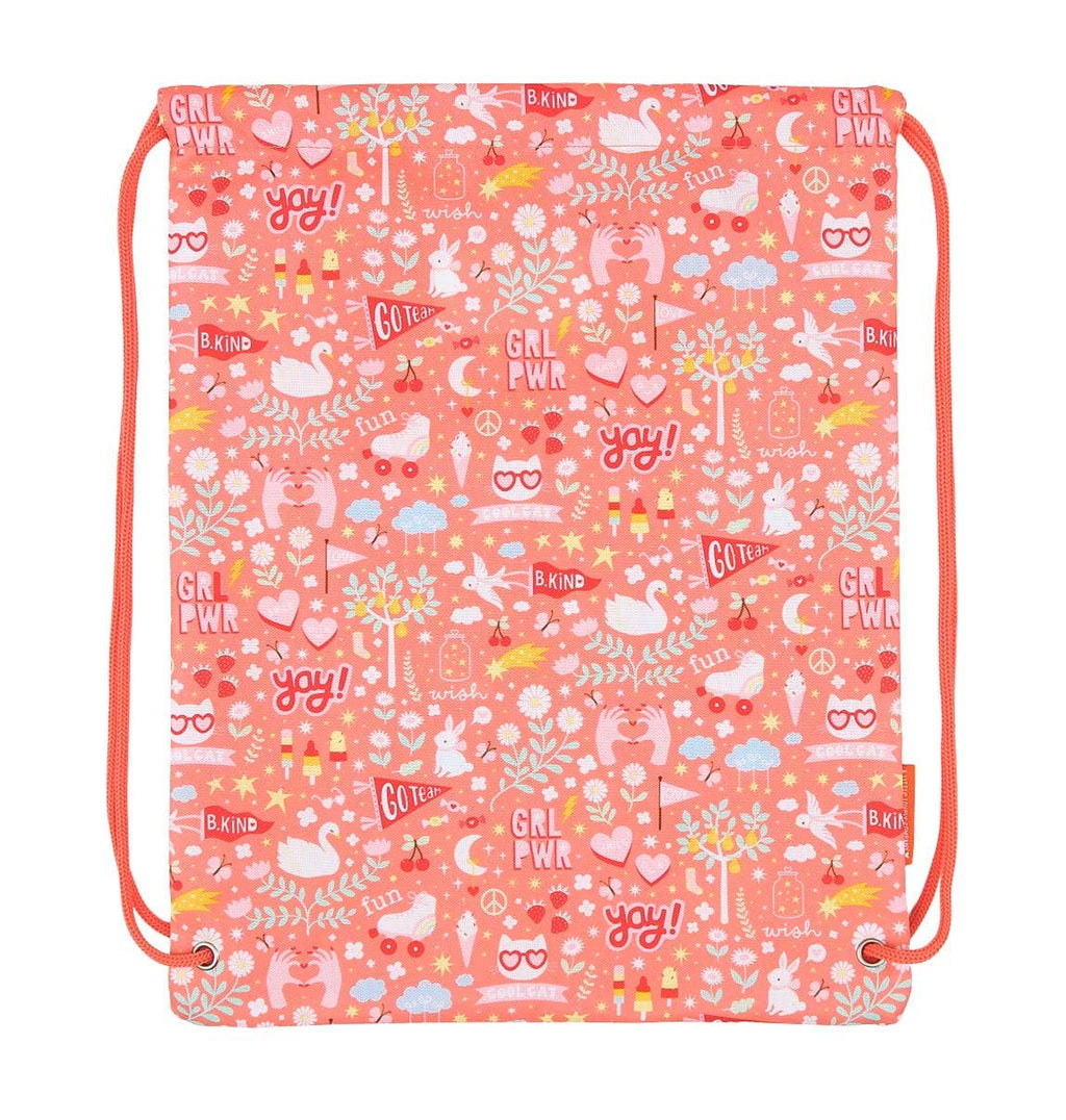 A Little Lovely Company Gym / Drawstring Bag: Fun