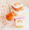 A Little Lovely Company - Lunch & Snack Box Set: Rainbows