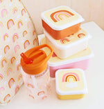 A Little Lovely Company - Lunch & Snack Box Set: Rainbows