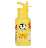 A Little Lovely Company - Kids Stainless Steel Drink / Water Bottle: Animal Friends