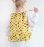 A Little Lovely Company Gym / Drawstring Bag: Animal Friends