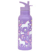 A Little Lovely Company - XL Stainless Steel Drink / Water Bottle: Unicorn Dreams