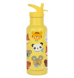 A Little Lovely Company - XL Stainless Steel Drink / Water Bottle: Animal Friends